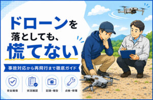 ドローンが墜落・紛失…！パニックにならないための必要手続きと、トラウマを克服する再出発ガイド