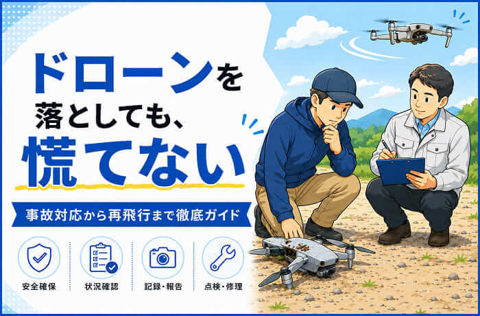 ドローンが墜落・紛失…！パニックにならないための必要手続きと、トラウマを克服する再出発ガイド